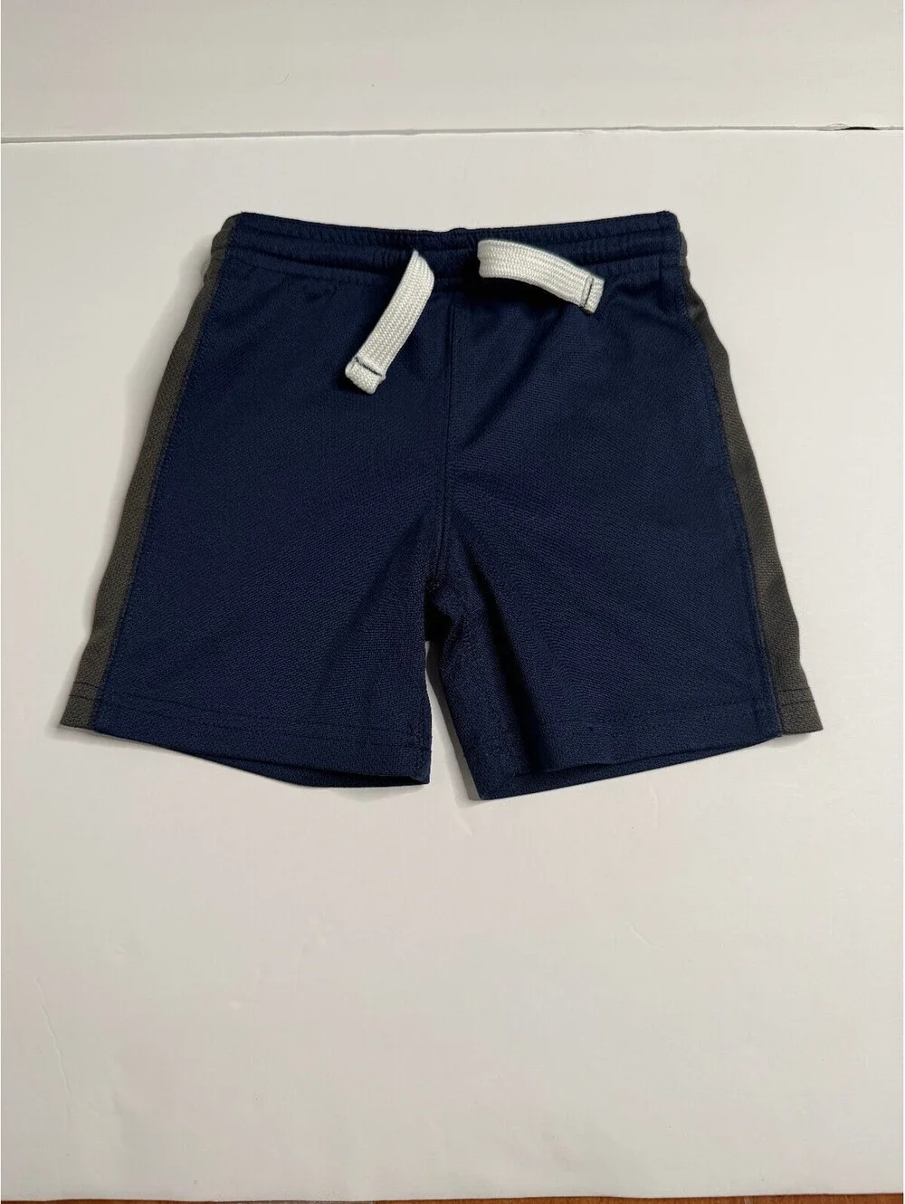 Carter's Toddler Boys Athletic Shorts Size 2T Navy Blue Gray Pull-On Size 2T